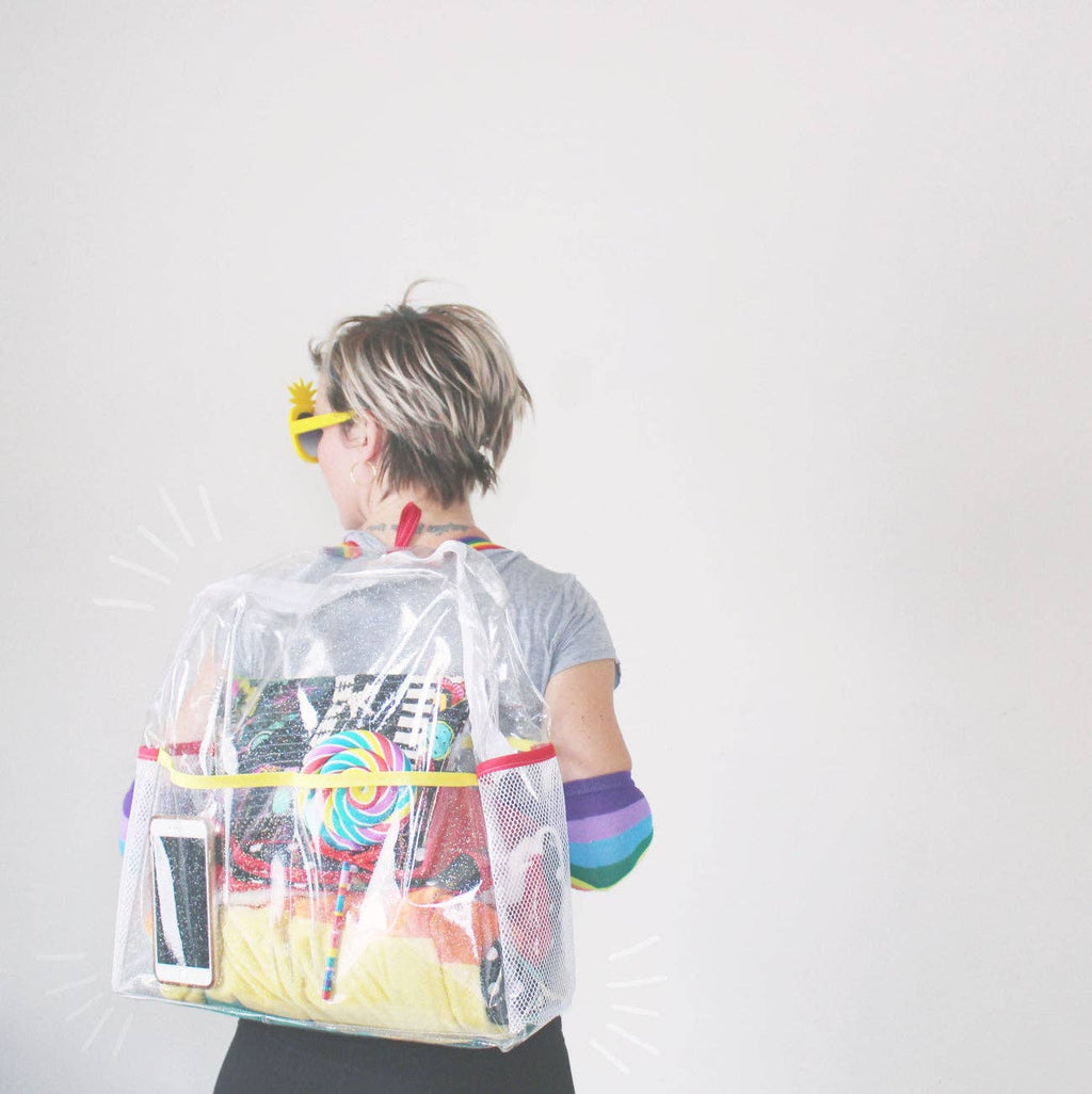 Clear Glitter Vinyl | TPU See-Through Vinyl for Bag Making