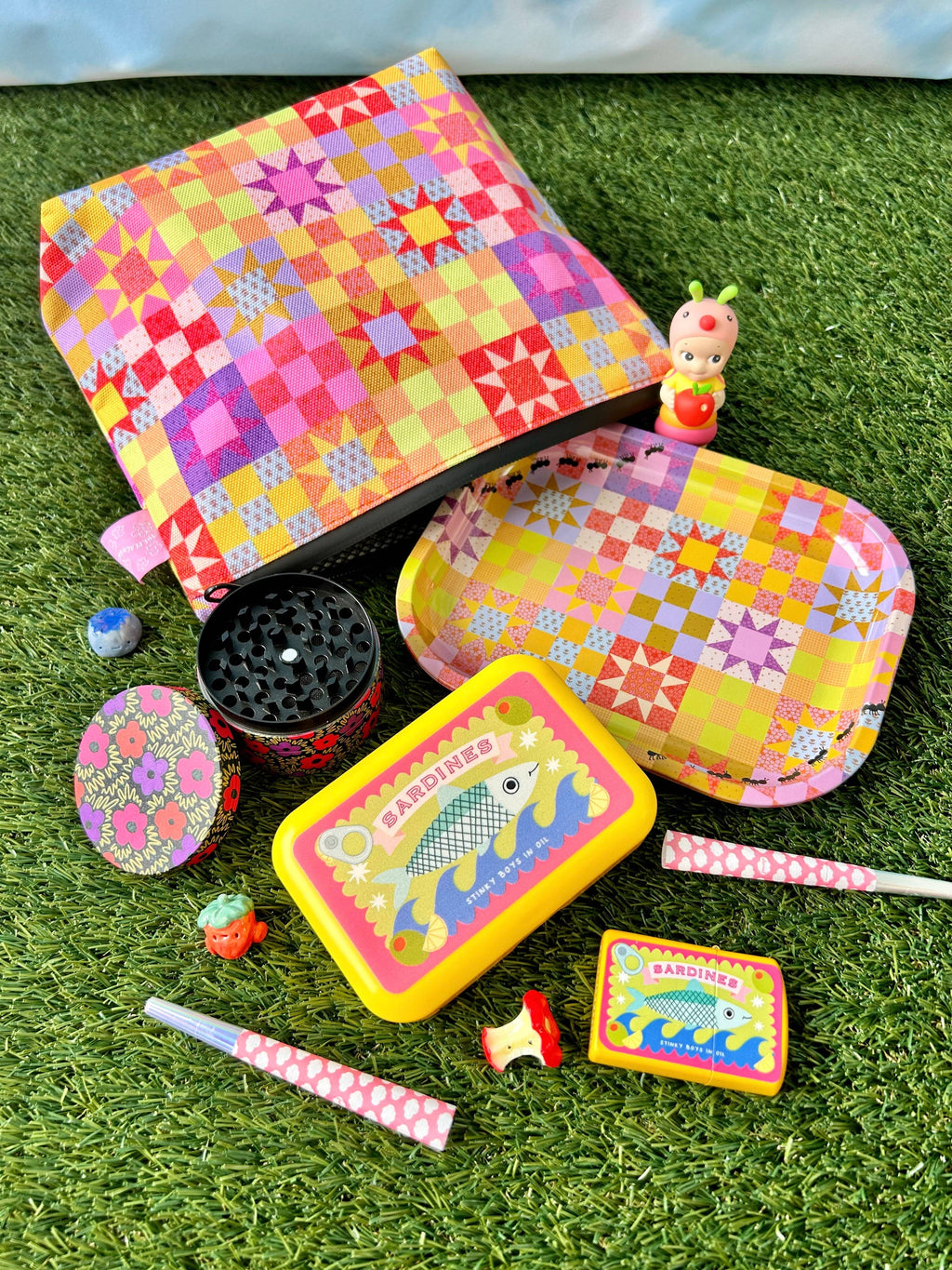 Small Patchwork Quilt Tray