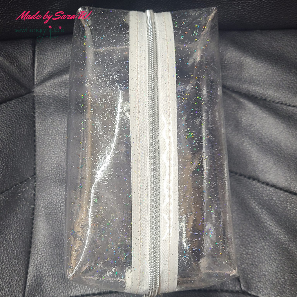 Clear Glitter Vinyl | TPU See-Through Vinyl for Bag Making