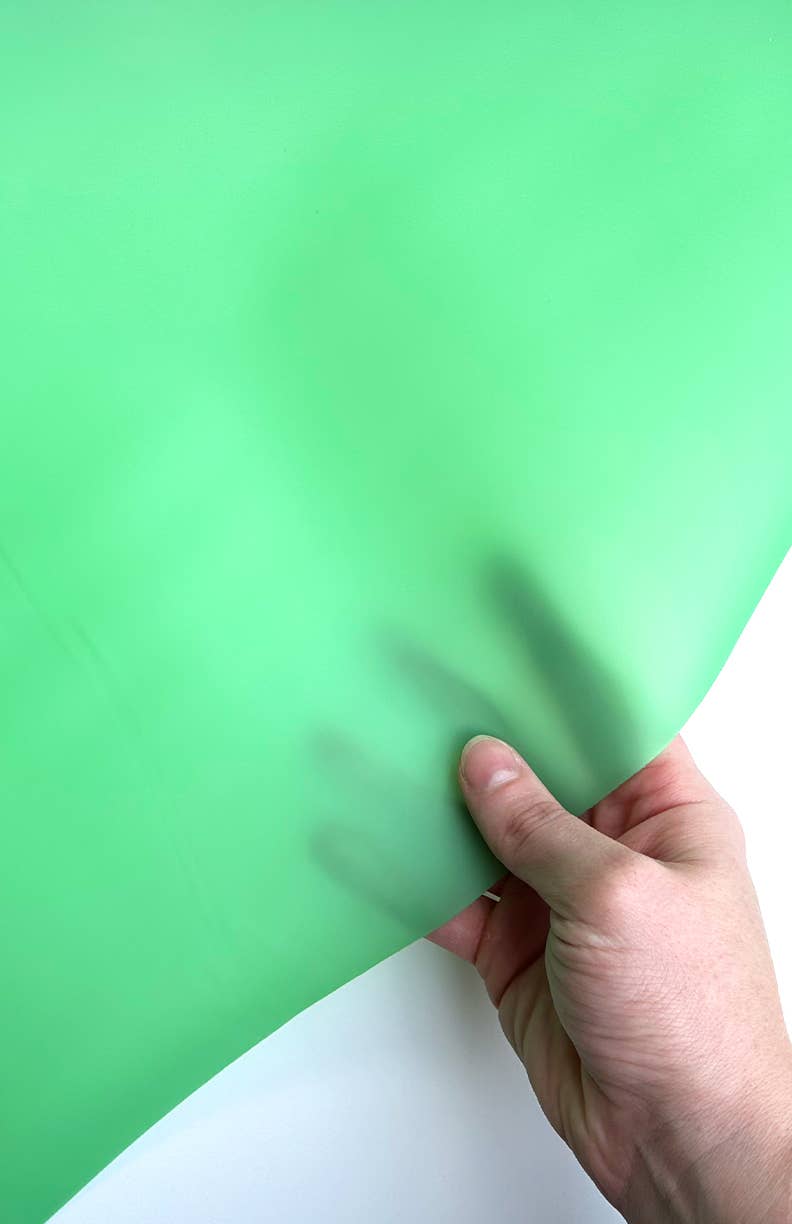 Green Jelly Vinyl - 18in x 53in Roll