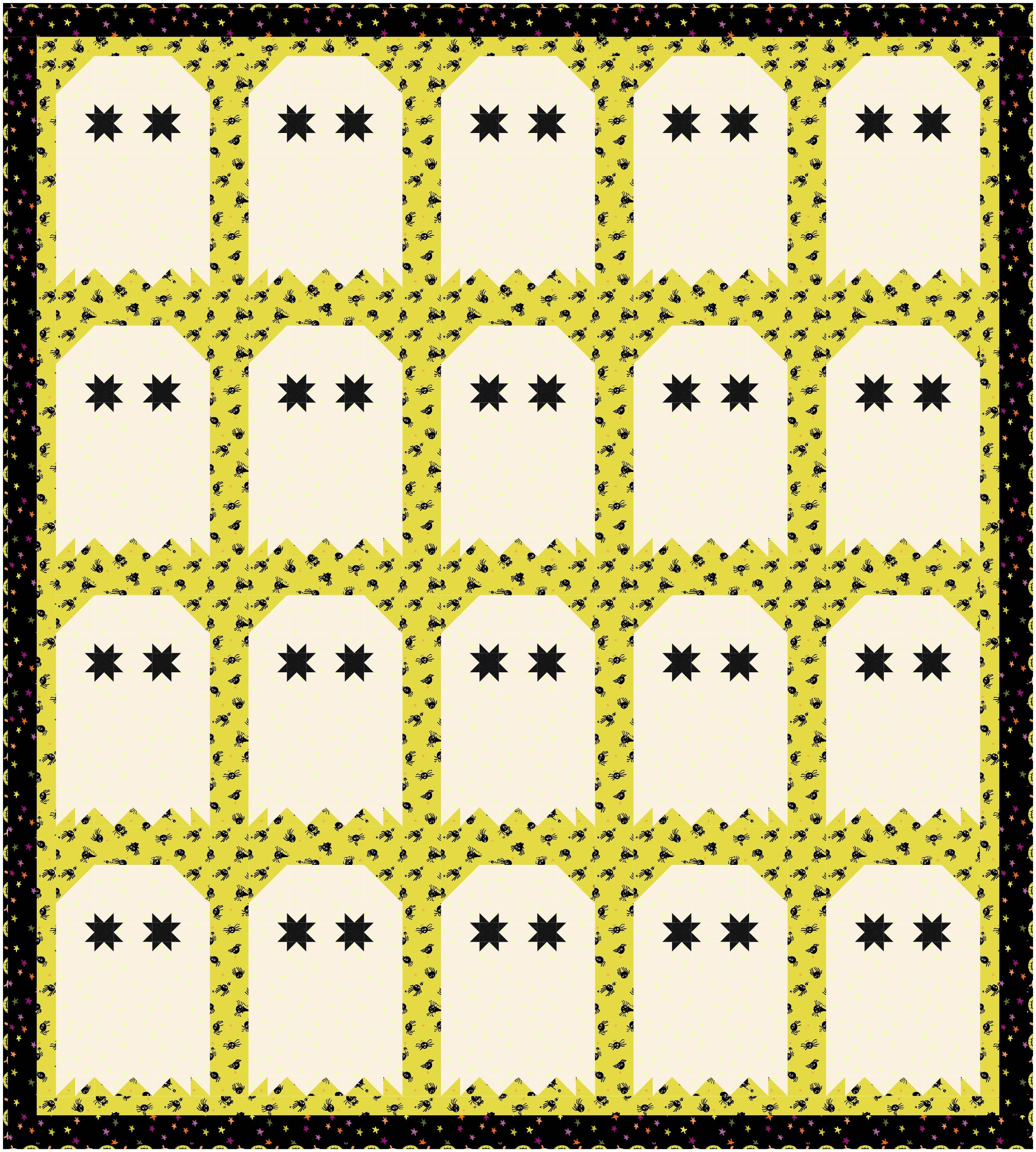 Boo Crew | CKQ-1031 Row-of-the-Month Halloween Quilt Book