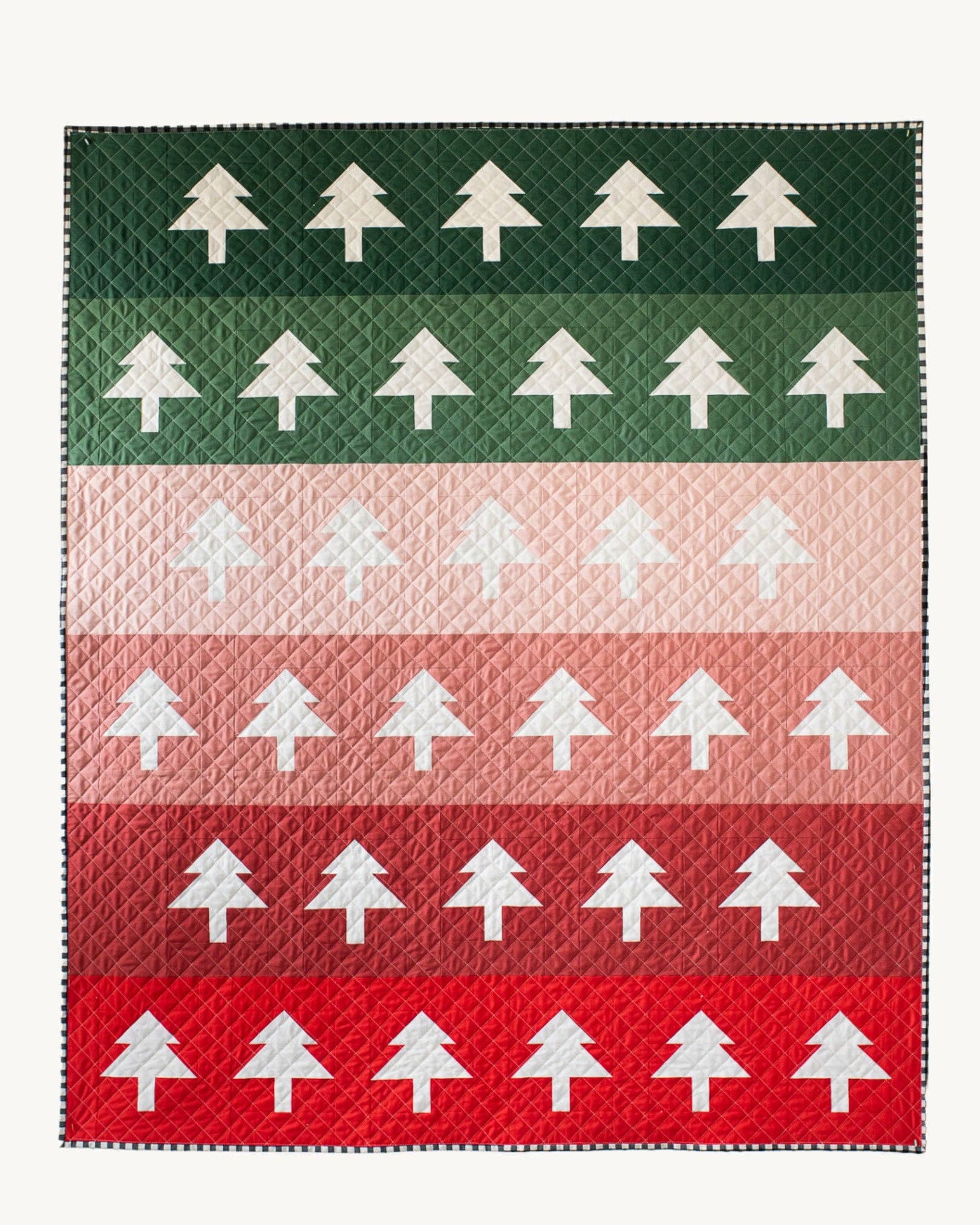 Tree Rows PAPER Quilt Pattern