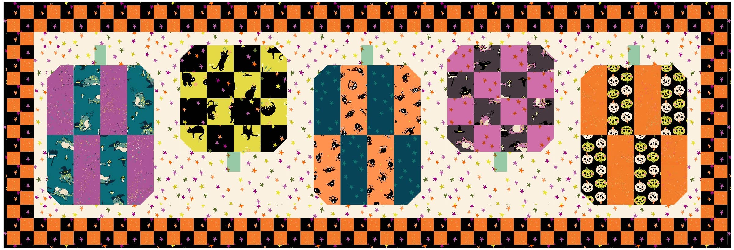 Boo Crew | CKQ-1031 Row-of-the-Month Halloween Quilt Book