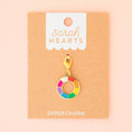 Color Wheel Removable Zipper Charm