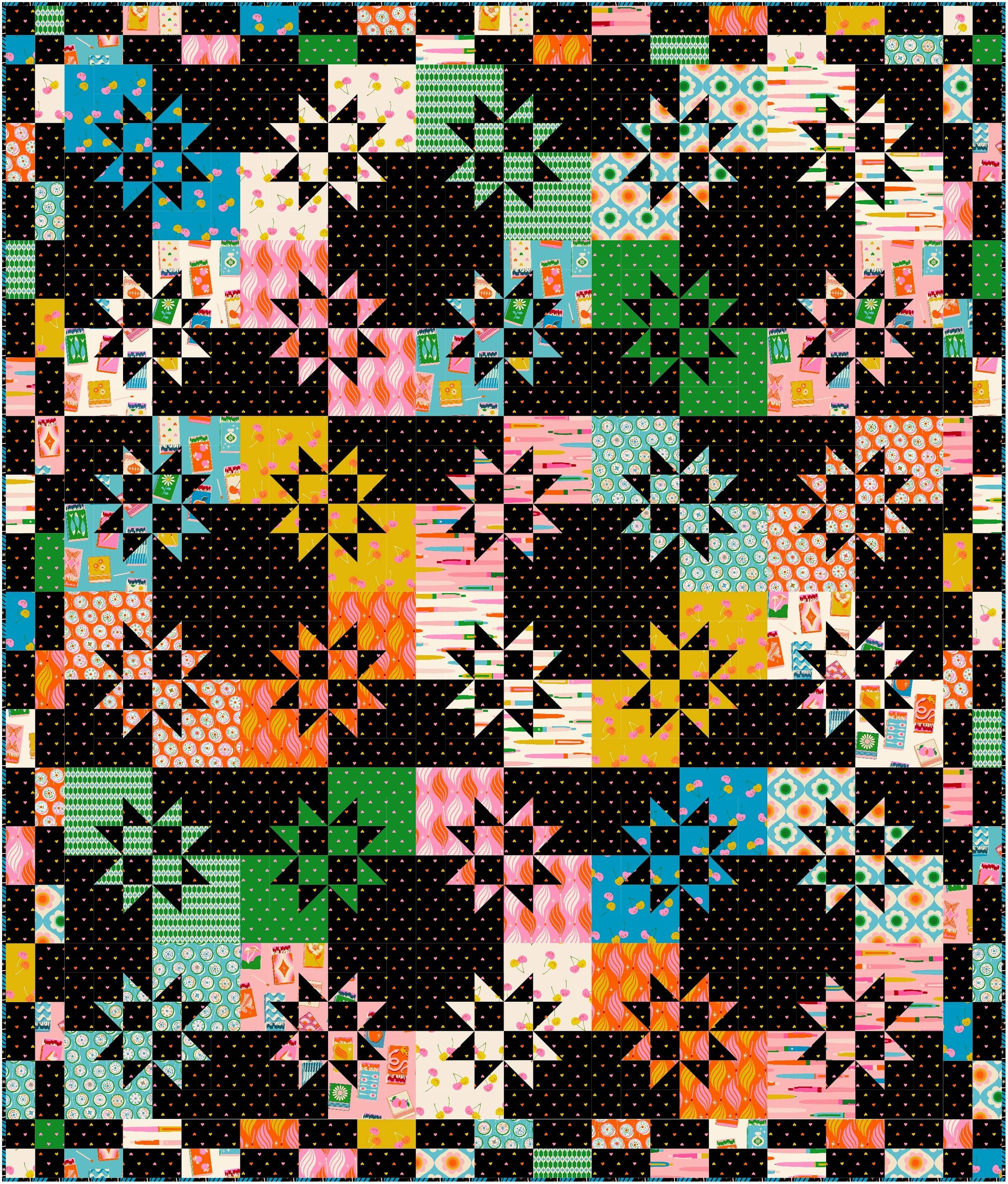 Split Star | CKQ-2421 Quilt Pattern