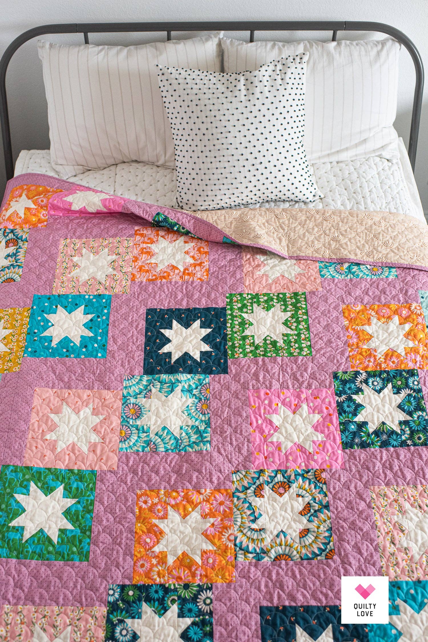 Stepping Stars PAPER Quilt Pattern
