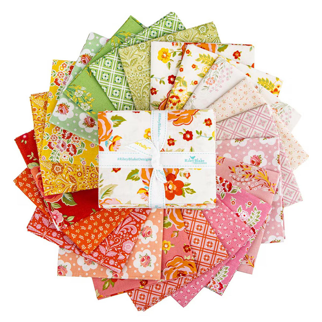 Peach Cobbler Fat Quarter Bundle by Lily Ashbury for Riley Blake Designs