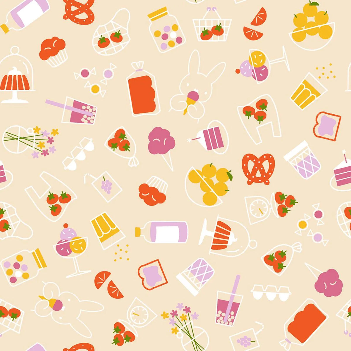 BunE Market in Shell, Persimmon, Ruby Star Society