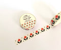 Red Floral Decorative Washi Tape