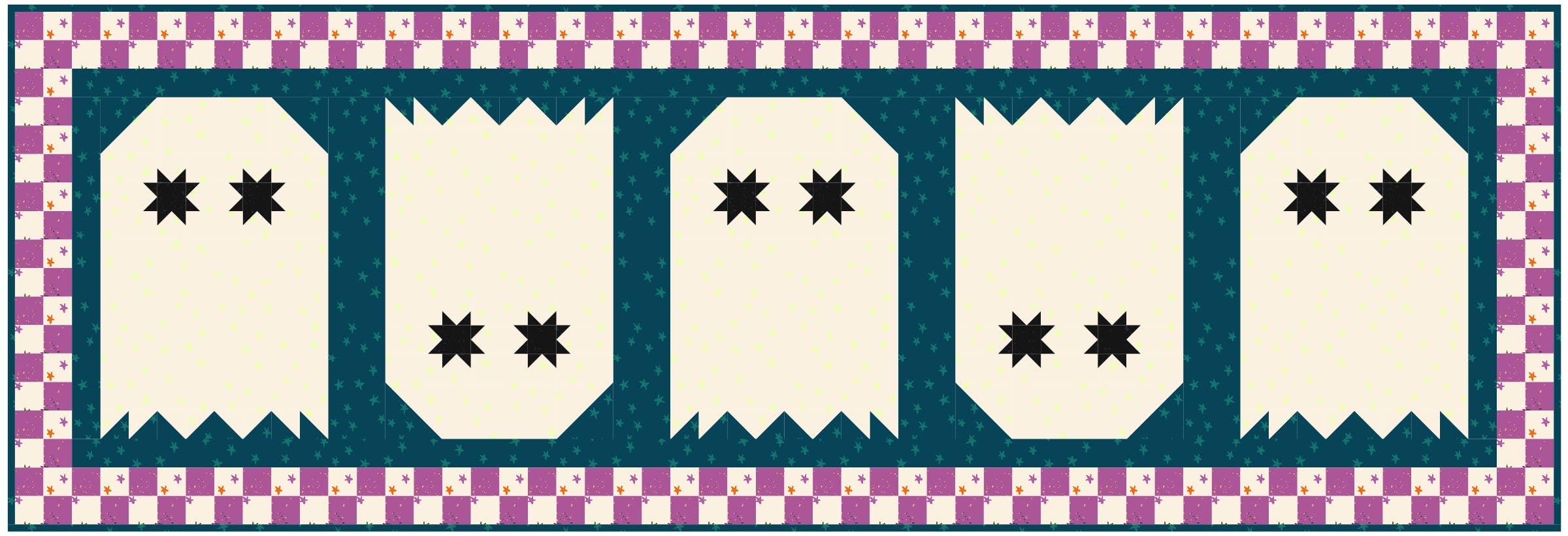 Boo Crew | CKQ-1031 Row-of-the-Month Halloween Quilt Book