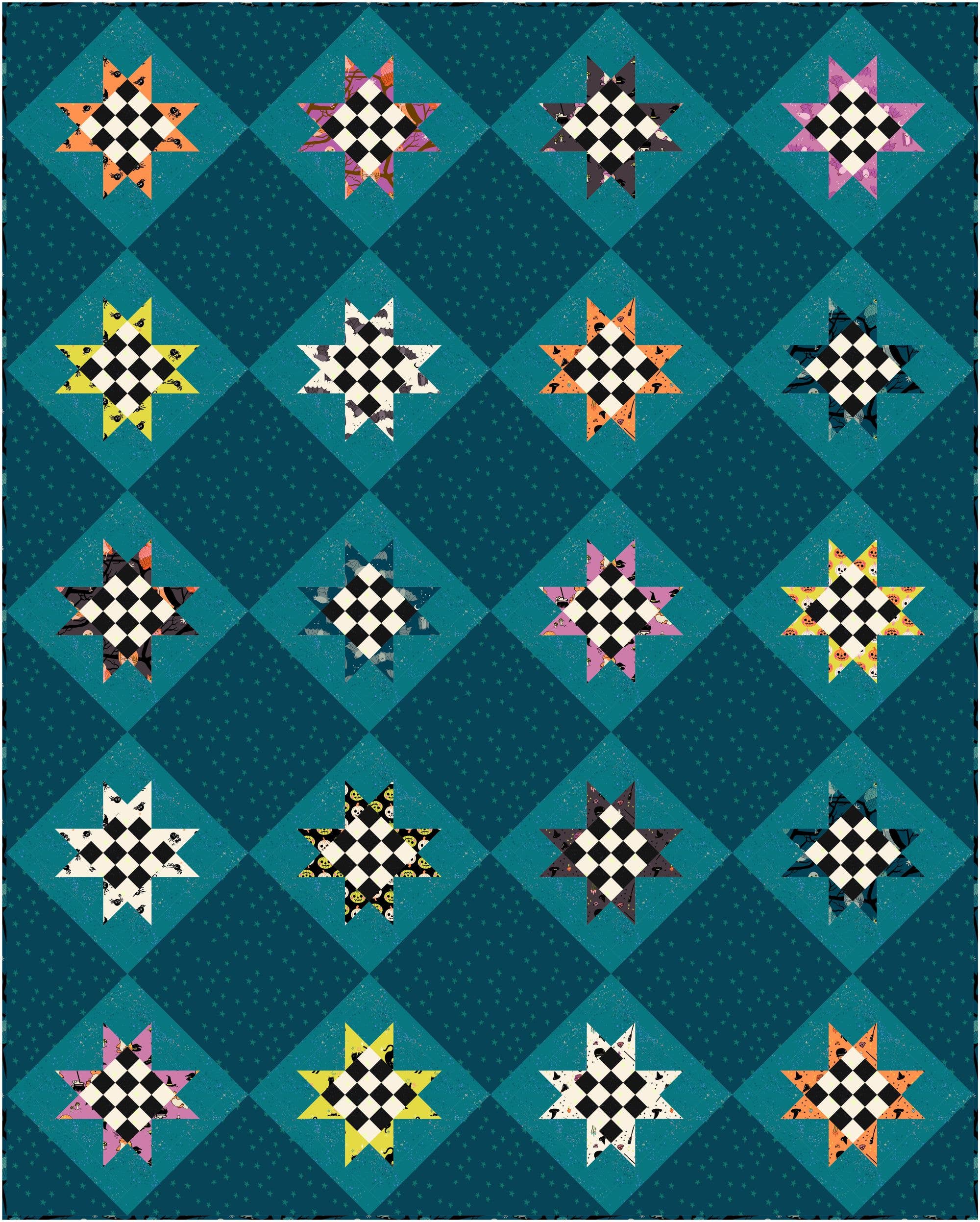 Boo Crew | CKQ-1031 Row-of-the-Month Halloween Quilt Book