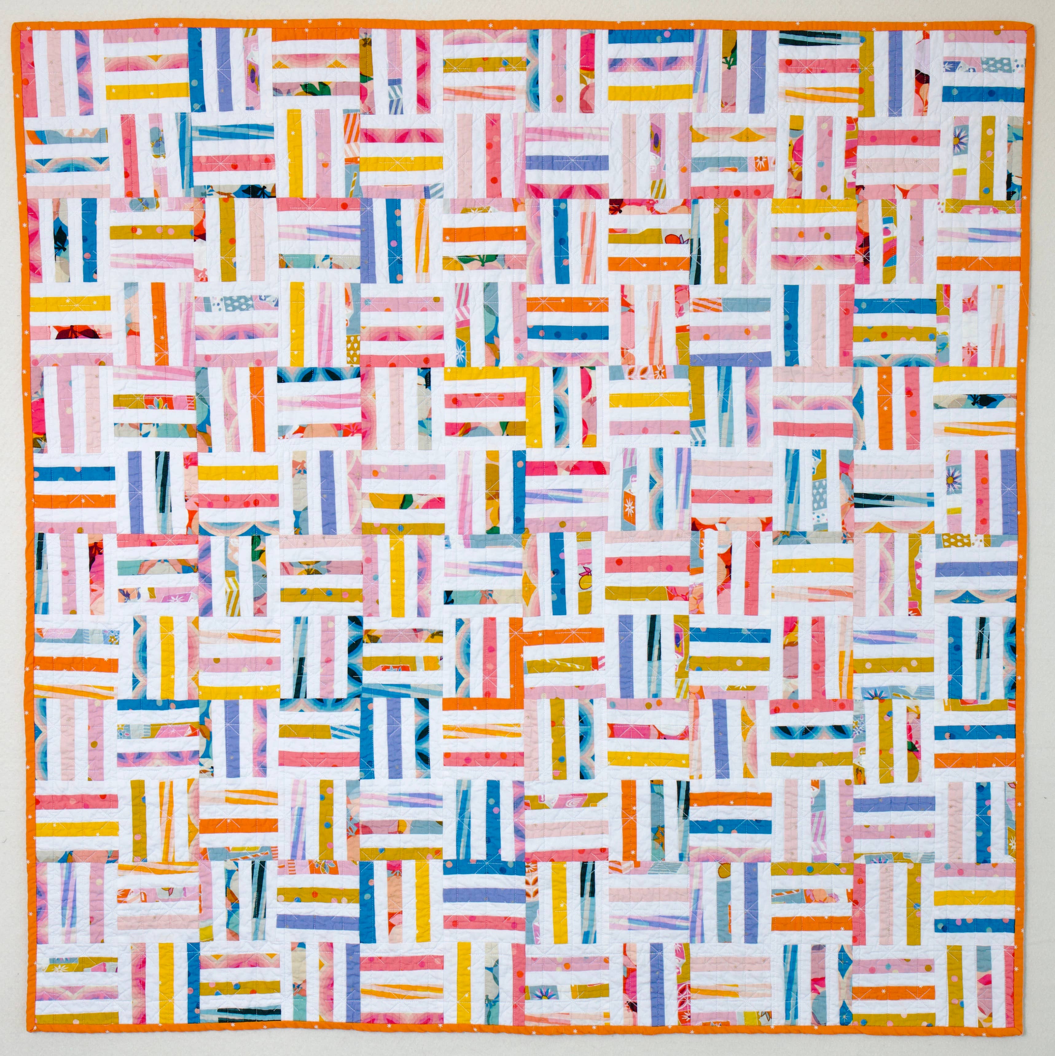 Joyful Stripes Quilt Pattern - Printed