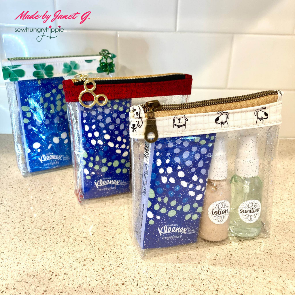 Clear Glitter Vinyl | TPU See-Through Vinyl for Bag Making