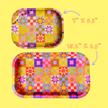 Large Patchwork Quilt Tray
