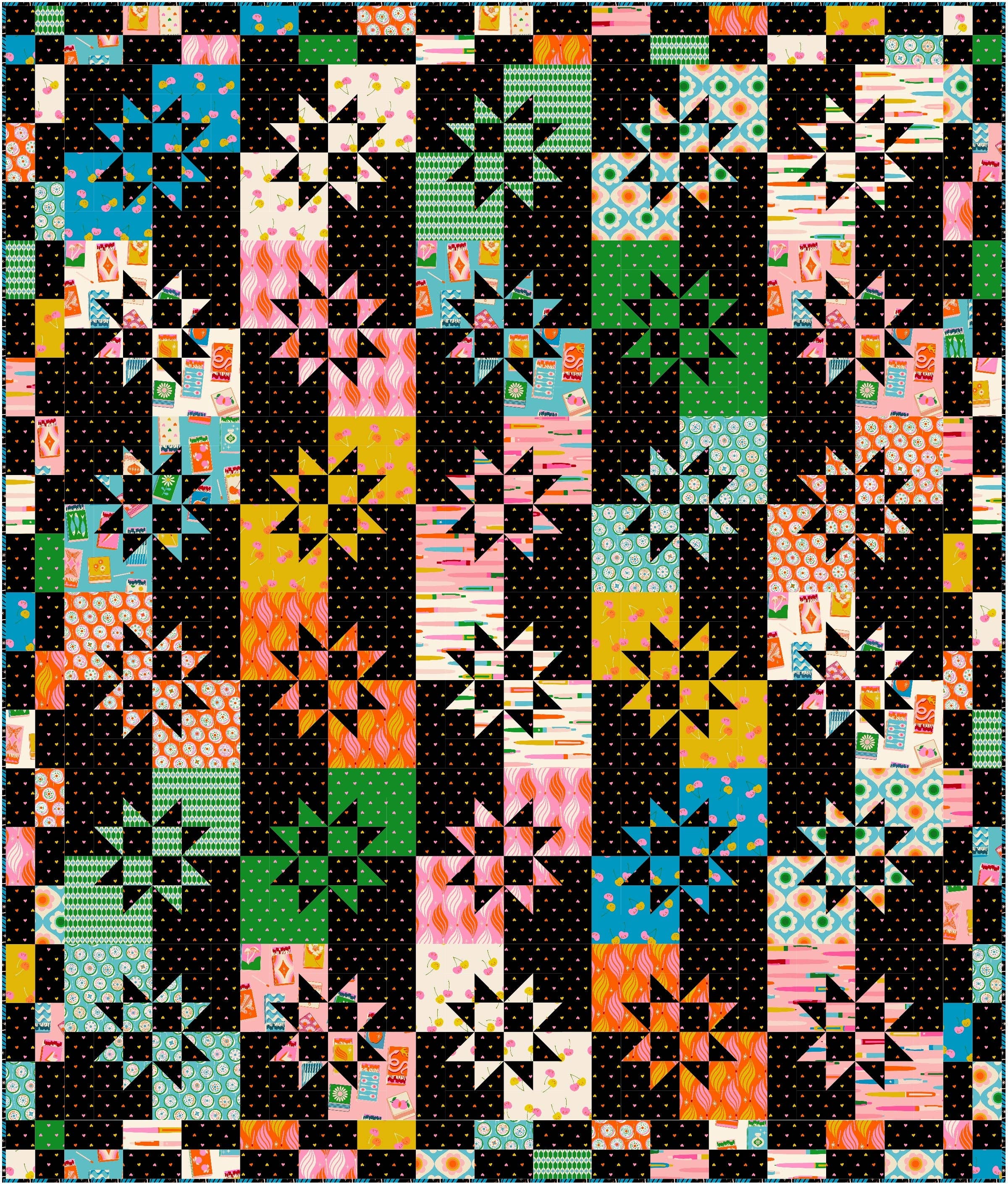 Split Star | CKQ-2421 Quilt Pattern