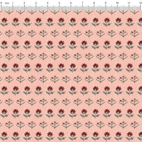 Block Print 2 by Mia Presley Fabric