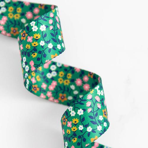 Clothesline Floral 1.5" Webbing by Stitch Supply