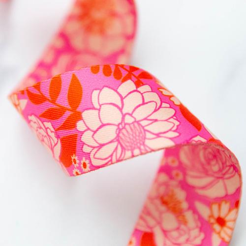 1.5" Vintage Floral Ruby Star Society by Stitch Supply