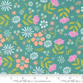 Laguna Sunrise | Teal Rose by Sherri & Chelsi for Moda