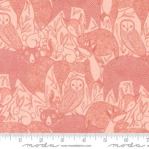 Woodland Wonder: Animals | Blush by Gingiber for Moda