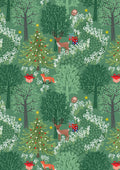 Christmas in Bluebell Wood Green by Lewis & Irene