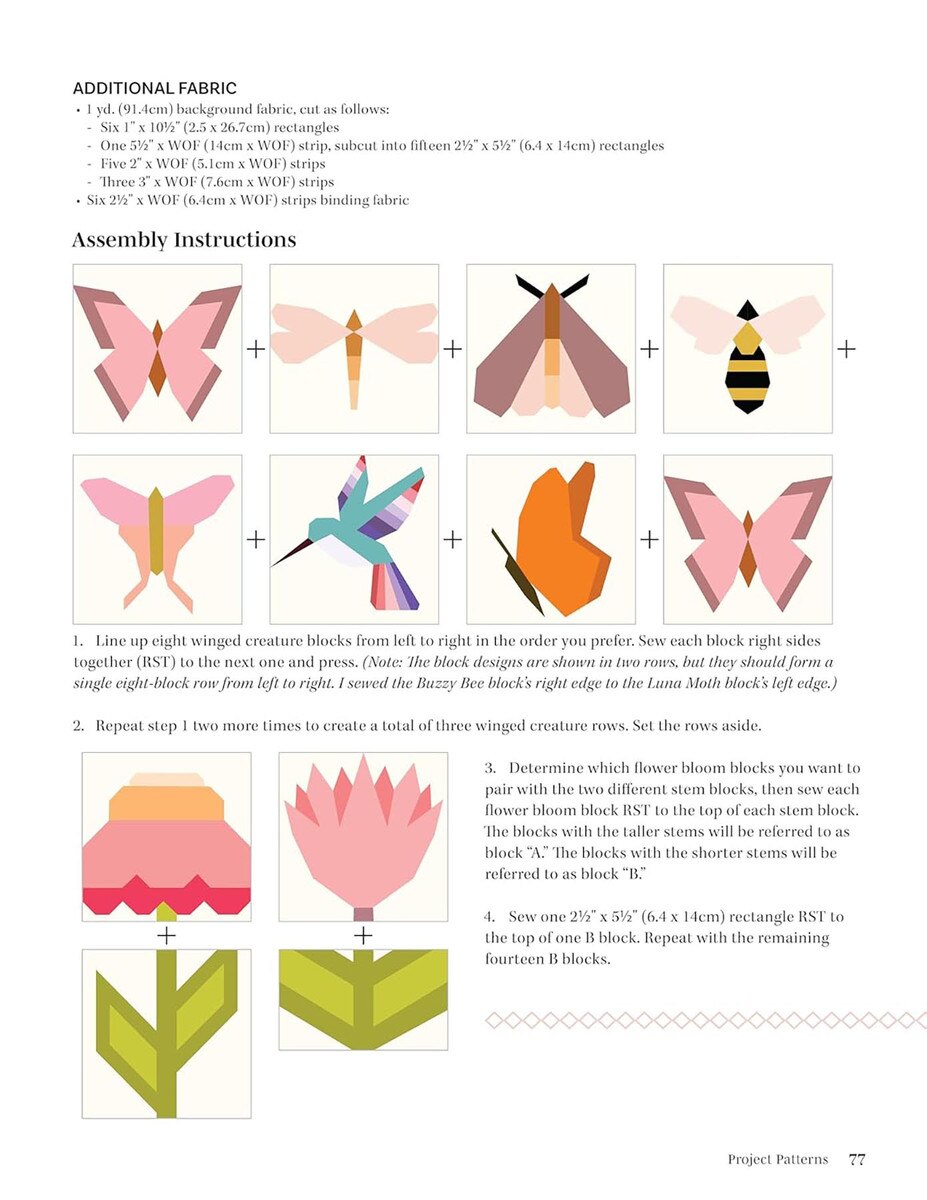 Liza Taylor Handmade Wonderful World of Paper-Pieced Quilt Blocks Book