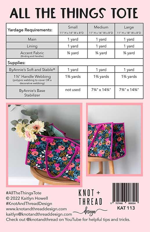 All the Things Tote by Knot & Thread
