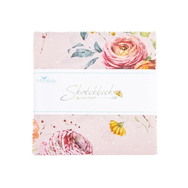 Sketchbook 5in Charm by Lisa Audit for Riley Blake