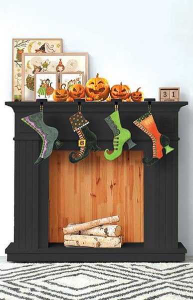 Ghoul Friends Witches' Boots Felt Panel