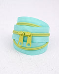 30" Zipper Renaissance Ribbons Lime Splash