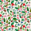 Festice Foliage Winter Wite, Merry Happy Christmas by Lewis & Irene