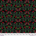 Victorian Garden Black, Nocturnal Creatures by Free Spirit