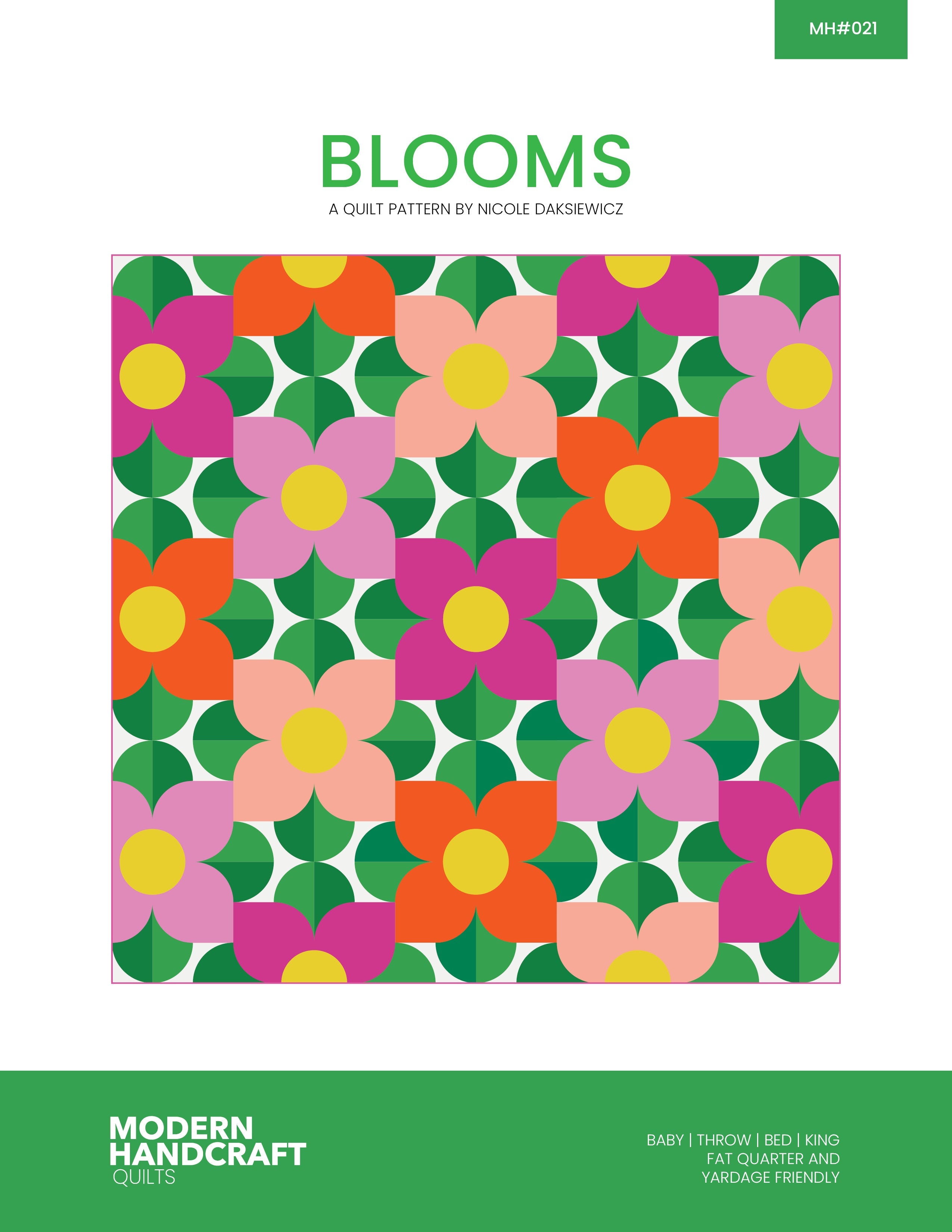 Blooms Quilt Pattern
