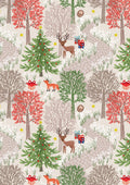 Christmas in Bluebell Wood Cream by Lewis & Irene