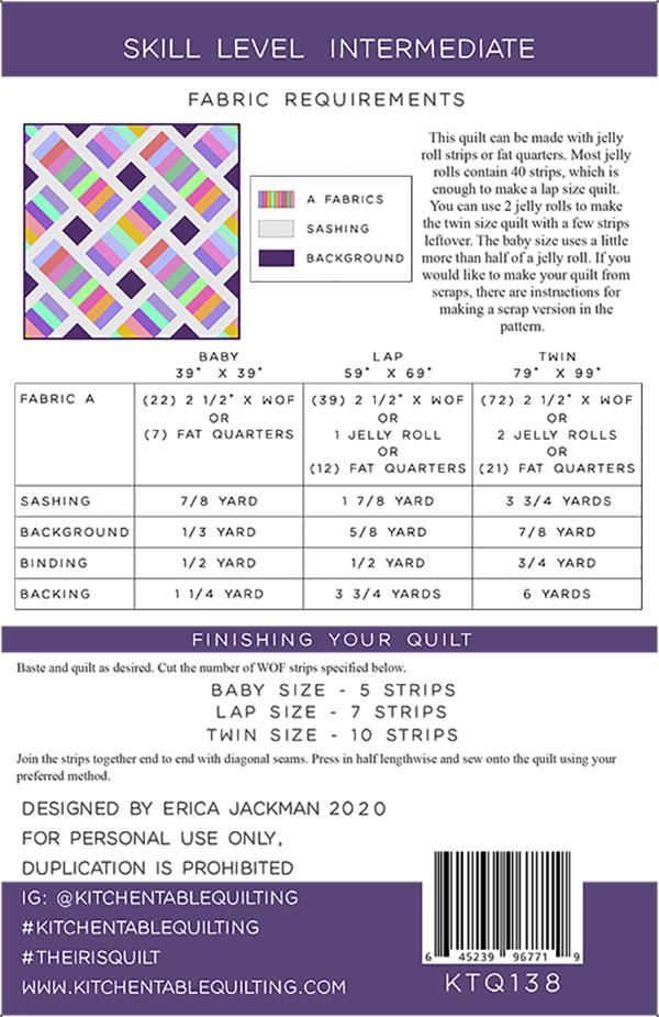 The Iris Quilt Pattern