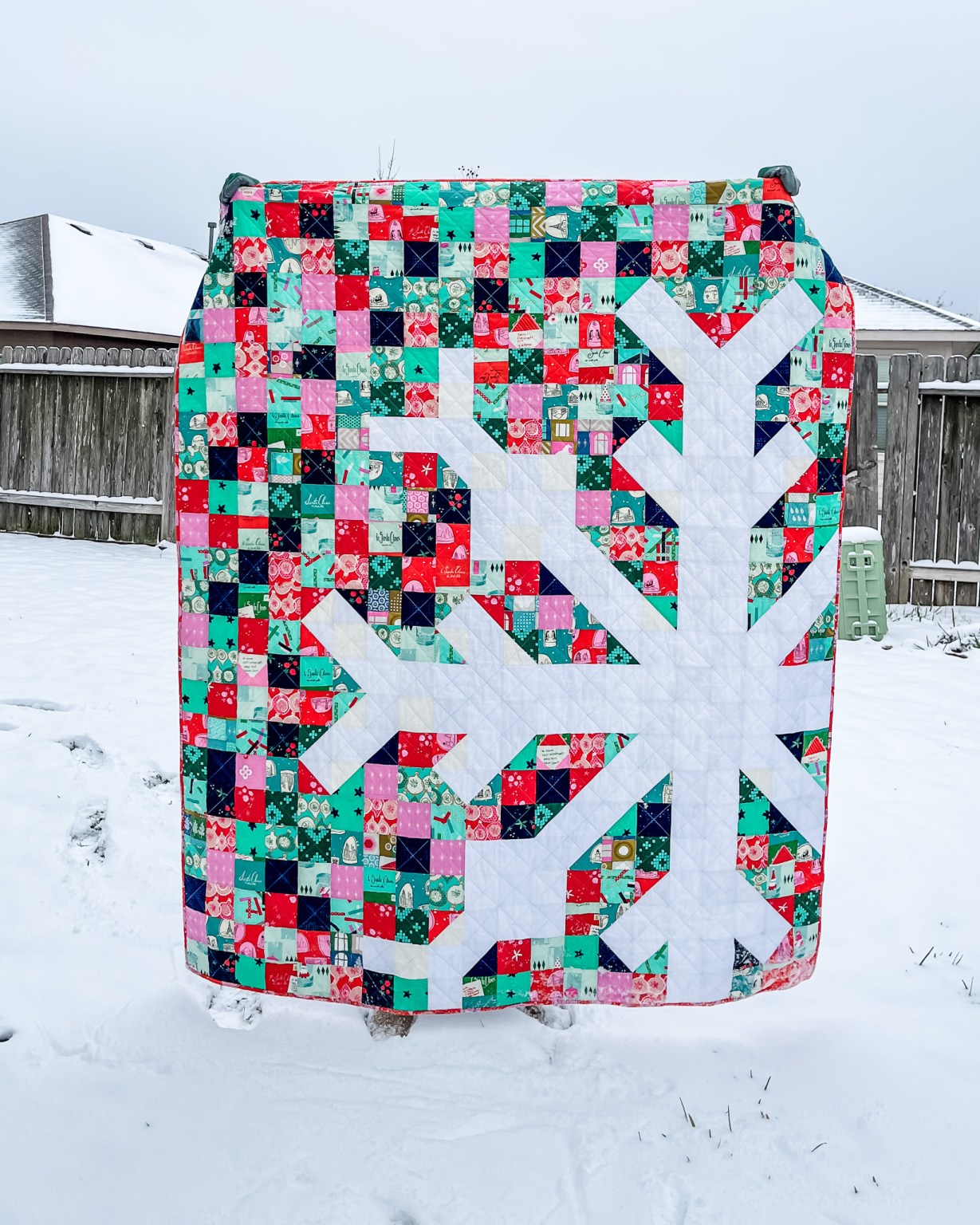 Snowflake Quilt Pattern by Modern Handcrafter