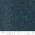 Quaint Cottage Lace Damask | Midnight by Gingiber for Moda