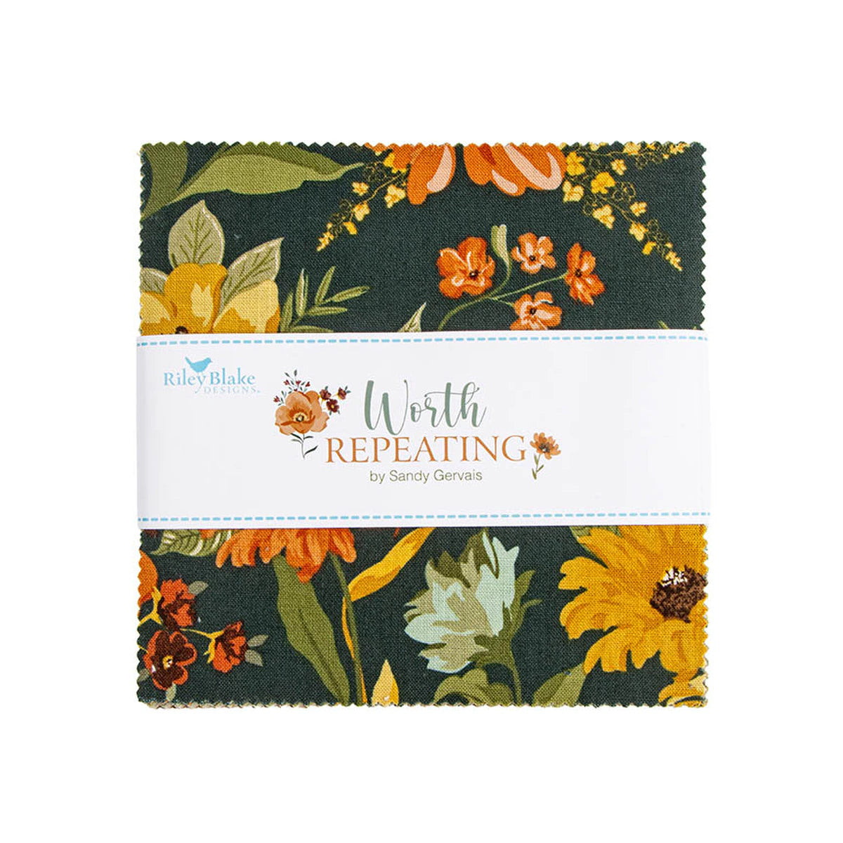Worth Repeating 5" Charm Pack by Sandy Gervais for Riley Blake