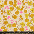 Parchment Caper Floral, Lofi Linen by Rashida Coleman-Hale for Ruby Star