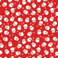 Jolly Santa Festive Red, Merry Happy Christmas by Lewis & Irene