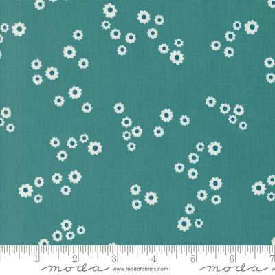 Field of Flowers:  Chamomile | Turquoise by Katherine Watson for Moda