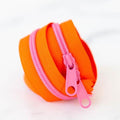 30" Zipper Orangetastic by Stitch Supply