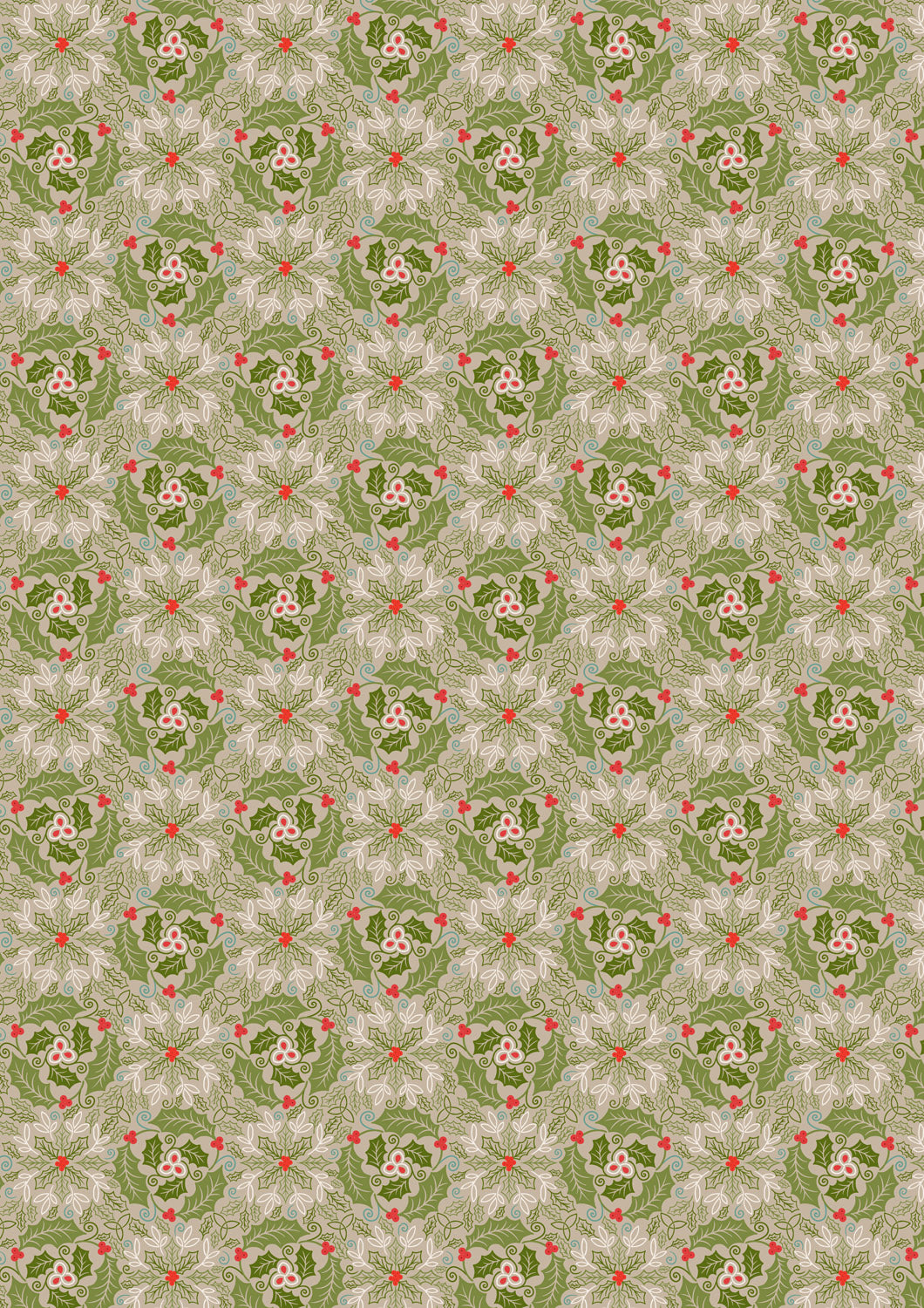 Festice Leaves Green by Lewis and Irene, Celtic Christmas