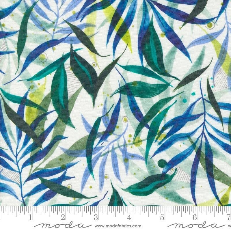Coming Up Roses: Don't Leaf Me | Cloud Breeze by Create Joy Project for Moda