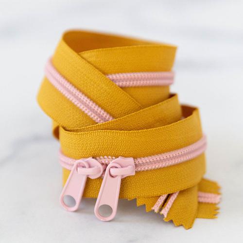30" Zipper Ochre by Stitch Supply