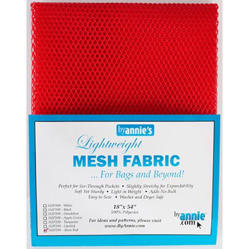 ByAnnies Lightweight Mesh Fabric - Atom Red