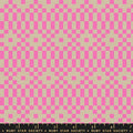 Lofi Wovens Ruby Star - Bitmapped Neon Pink