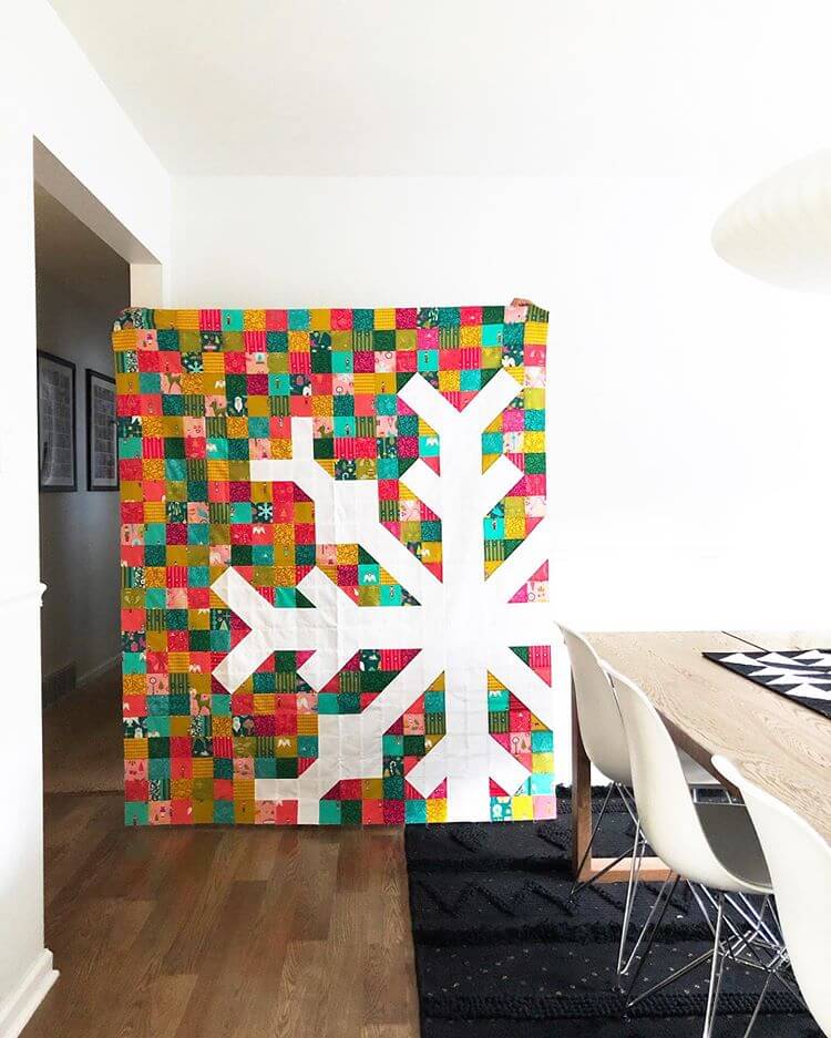 Snowflake Quilt Pattern by Modern Handcrafter