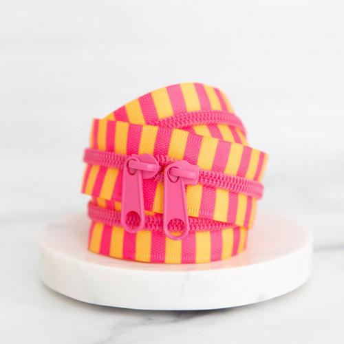 30" Zipper Pink Lemonade by Stitch Supply