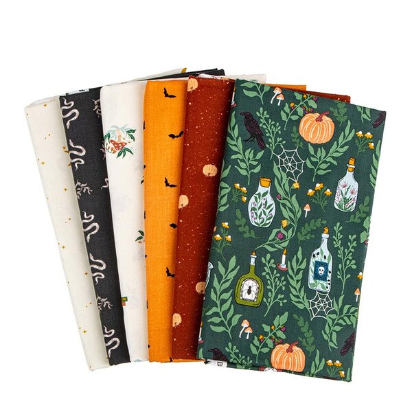 The Apothecary 1-Yard Bundle Deep Teal